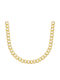 Kiriakos Gofas Мъжка Златна Верига Врат 14K Тънка Дебелина 4.6mm