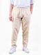 Nineteen Apparel Club Men's Sweatpants with Rubber Beige