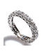 Bizoutaki Ring Small Wedding Band with Zircon made of Silver