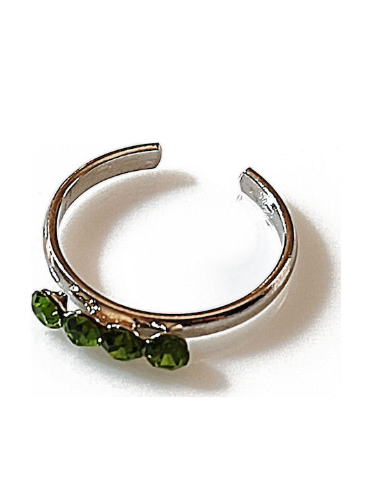 Bizoutaki Damen Ring mit Steinen
