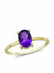Kiriakos Gofas Ring with Stones made of Gold 14K