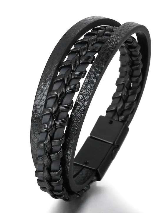 Legend Accessories Leather Bracelet 21cm