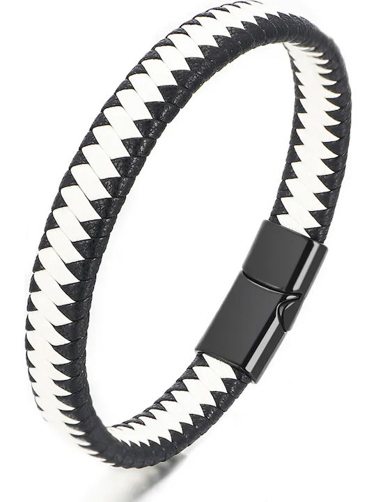 Legend Accessories Men's Leather Bracelet 21cm