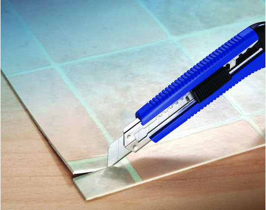Lux Tools Faltschneider mit Kunststoff Körper und Klingenbreite 18mm Blue