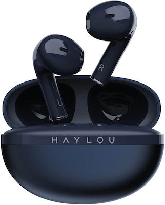 Haylou X1 2023 Căști pentru urechi Bluetooth Handsfree Căști cu husă de încărcare Albastru