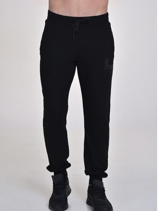 Target FRENCH TERRY Men's Sweatpants with Rubber Black