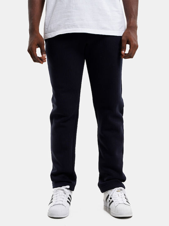 Sweatpants with Elastic Navy Blue
