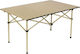 Table Metal for Camping Foldable 95x55x50cm Brown