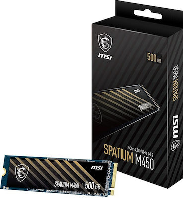 MSI Spatium M450 SSD 500GB M.2 NVMe PCI Express 4.0