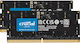 Crucial 48GB DDR5 RAM με 2 Modules (2x24GB) και Ταχύτητα 5600 για Laptop