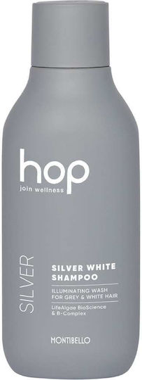 Montibello Hop Silver White Shampoos Glanz für Gefärbt Haare 300ml