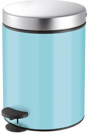 Sanco Metallic Bathroom Basket 5lt Light Blue