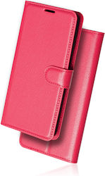 Naxius Case Book Piele artificială Roșu (Poco F...