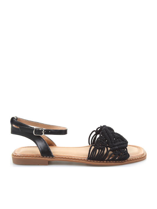 Fshoes Γυναικεία Σανδάλια Μαύρα