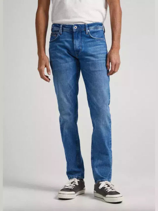 Pepe Jeans Ανδρικό Παντελόνι Τζιν σε Κανονική Εφαρμογή Μπλε