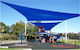 Ecoshadow Rectangular Umbrela Sail Albastru 2x25m 280gr/m²