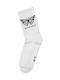 ME-WE Women's Socks White Butterfly