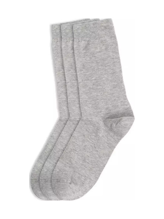ME-WE Women’s Monochrome Gray Socks 3Pack
