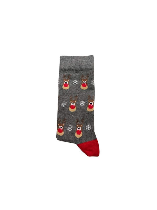 Ekmen Men's Christmas Socks Gray