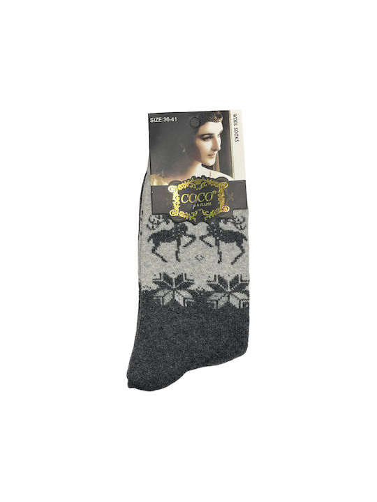 Coco&Hana Women's Socks Gray