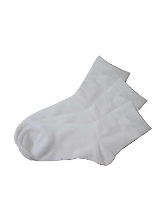 YTLI Men's Socks White 3Pack