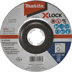 Makita Disc de șlefuire pentru Μetal 125mm Set de 1buc