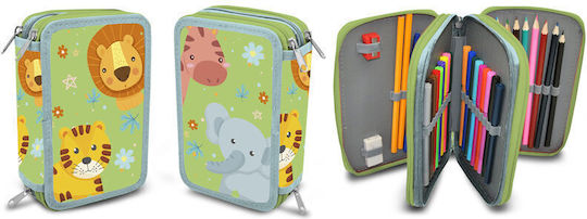 Kids Licensing Grafoplas Gefüllte Grüne Federmäppchen