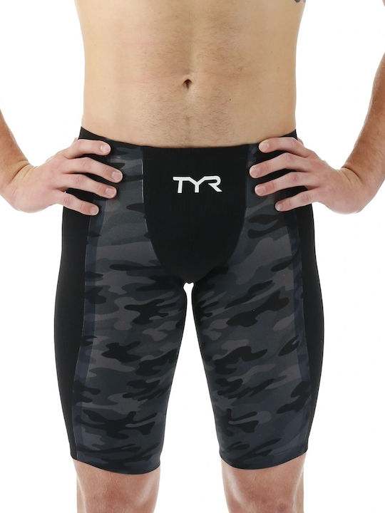 Tyr Camo Costum De Înot Pentru Competiții Jammer Negru