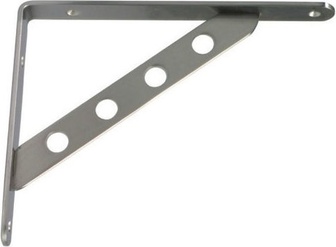 Finetto Eckregal Schwere Ausführung Metallisch in Silber Farbe 160x120mm 1Stück 124-309C1612NM