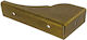 Besana Metallic Corner Shelf Bronze 90x43mm 6008-ANTIKE-OREIXALKOS-DEKSIA