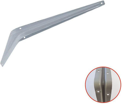 ERGOhome Raft de colț Robust din Aluminiu în Culoare Gri 200x250mm 1buc 580102.0015