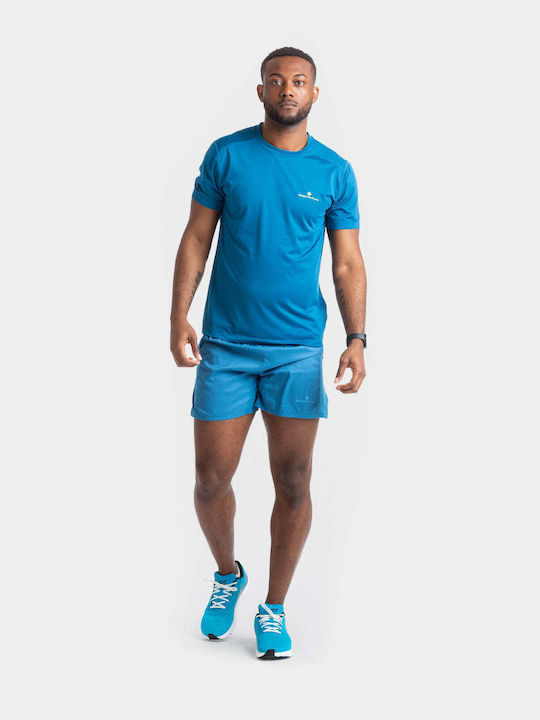 Ronhill Men's Athletic T-shirt Short Sleeve Blue