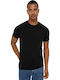 T-shirt Μαύρο