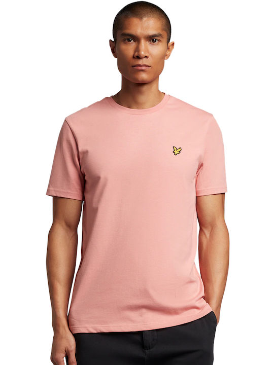 Lyle and Scott ESSENTIALS Ανδρικό T-shirt Κοντομάνικο Ροζ