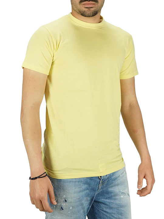 Marcus Herren T-Shirt Kurzarm Gelb