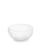Obstschale Metallisch Weiß 26.5x26.5x16.5cm