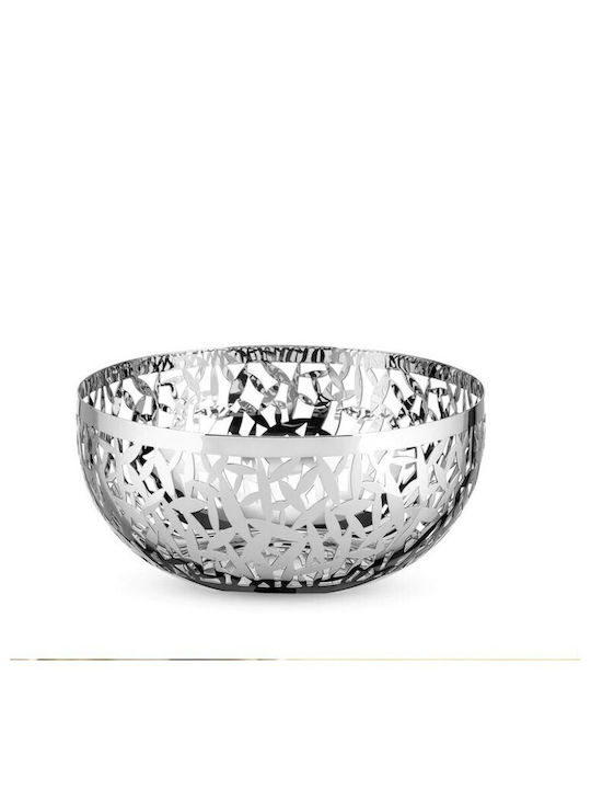 Alessi Cactus Fruit Bowl Inox Silver 21x21x9.5cm