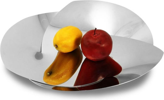 Alessi Φρουτιέρα Inox Ασημί 38x38x5.8εκ.
