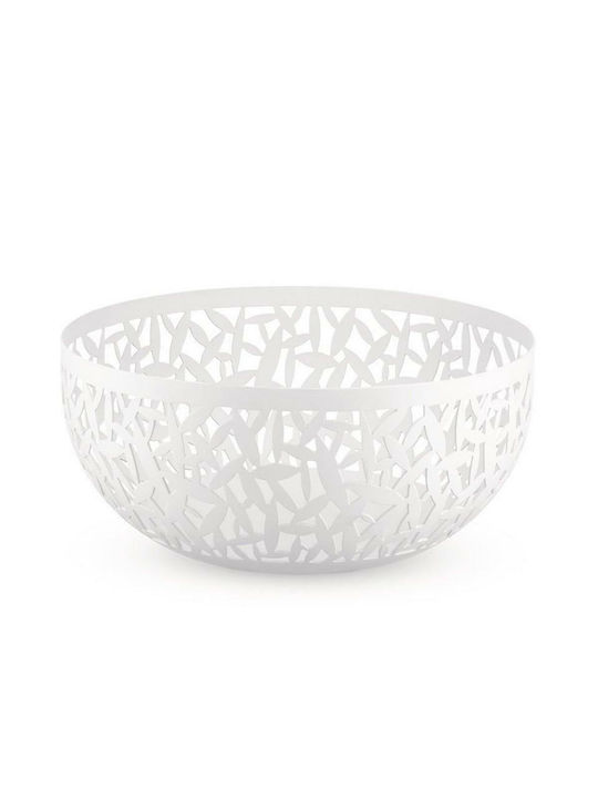 Alessi Cactus Fruit Bowl Metallic White 21x21x9...