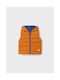 Mayoral Boys Quilted Coat Yellow Double Sided Sleeveless with Ηood