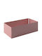 Pam & Co Χαρτοπετσετοθήκη Μεταλλική Ροζ 25x13x7.5cm 119-303