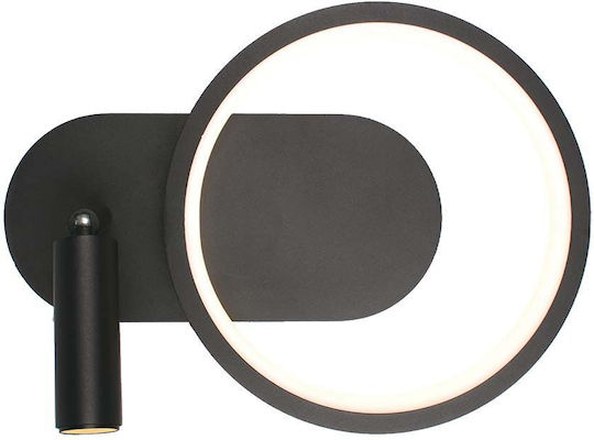 V-TAC Leuchte Wand mit Integrierter LED und Warmweißes Licht Schwarz 250x18x10cm