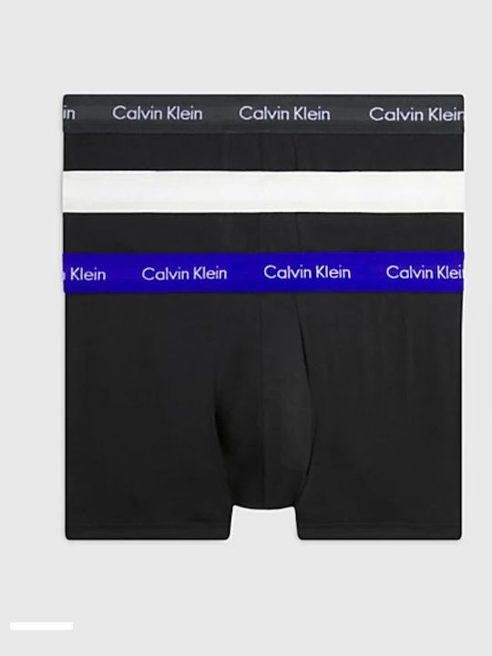 Calvin Klein Ανδρικά Μποξεράκια Μαύρο/Μπλε-Μώβ/Μπεζ 3Pack