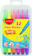 Keyroad Fiber Marker Brush Tip Zeichenmarker Dünne Set 12Stück