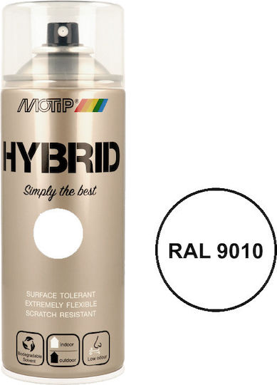 Motip Dupli Spray Farbe mit Glänzend Effekt White 400ml