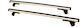 Hermes Aluminum Car Roof Bars 110cm for Nissan Maxima 4D Set with Roof Rack Legs Silver