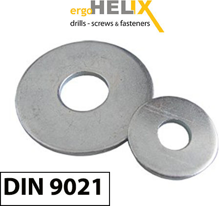 Helix Пералня Широк за Винт M10мм 100бр DIN 9021