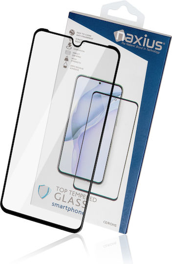 Naxius Top 9D Full Face Tempered Glass Negru (Huawei Y6 2019)