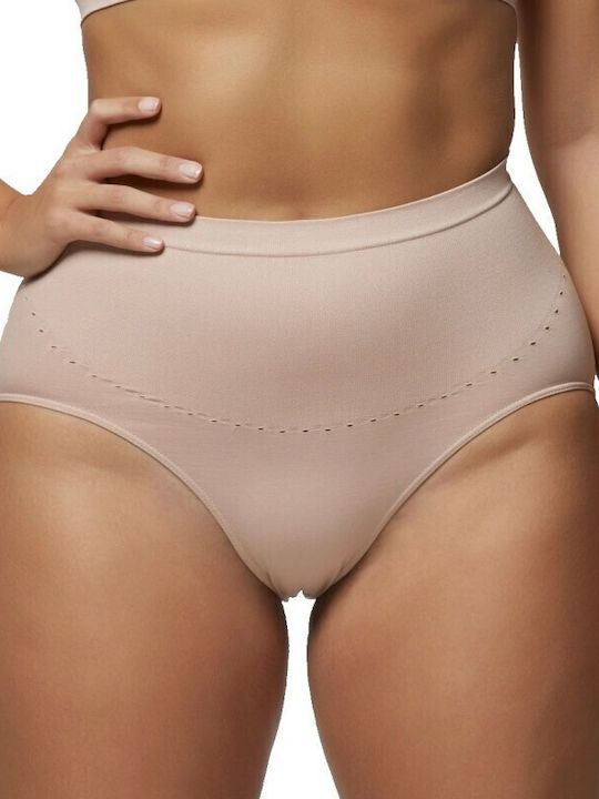 Pompea Hochtailliert Damen Slip Beige