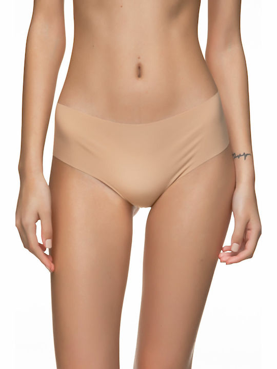 Femeie Slip fără cusături Bej